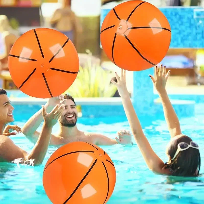 Inflatable Sports Balls Set – Football Basketball Baseball Party