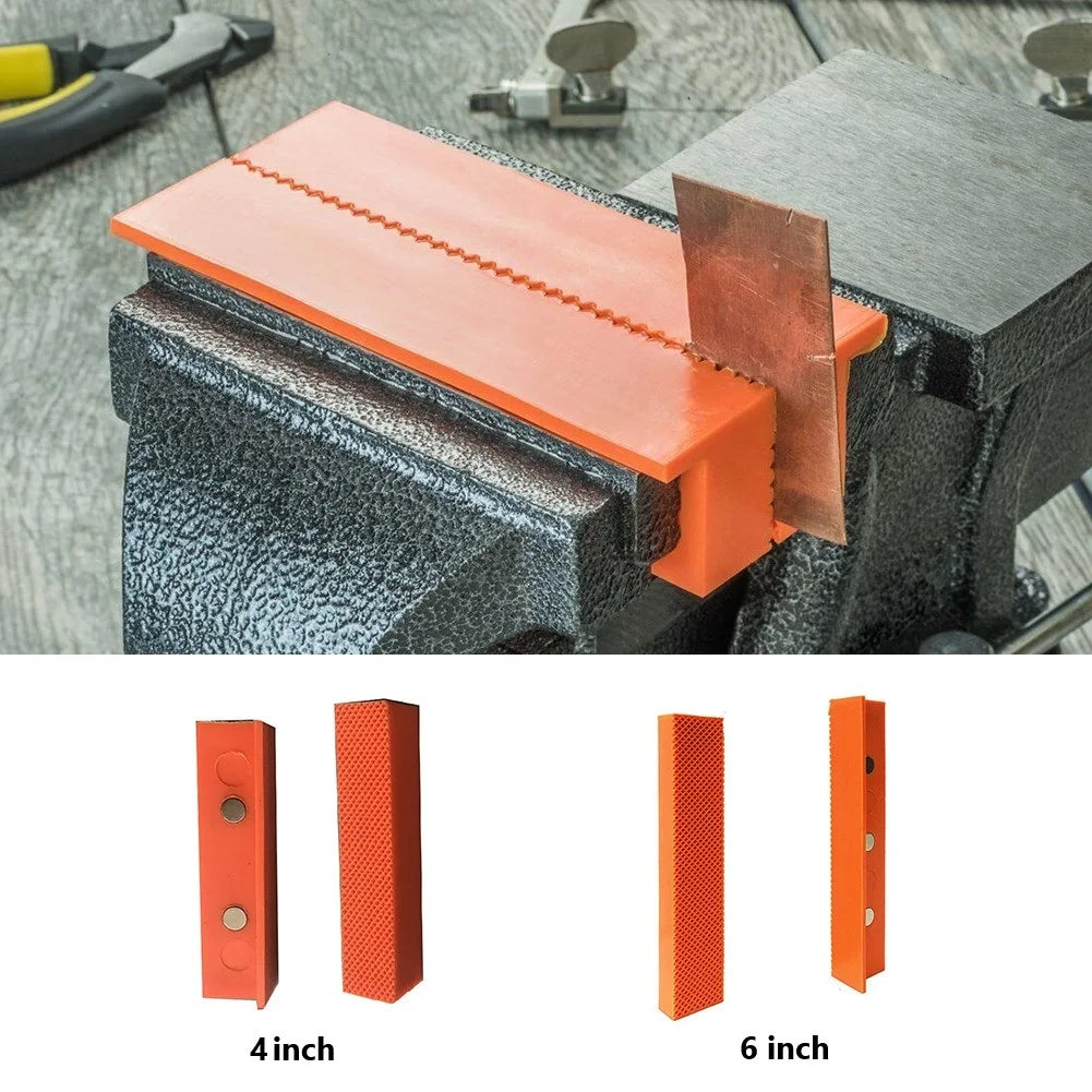 Magnetic Rubber Vise Jaw Pads 4/5/6 Inch – Bench Vice Protectors
