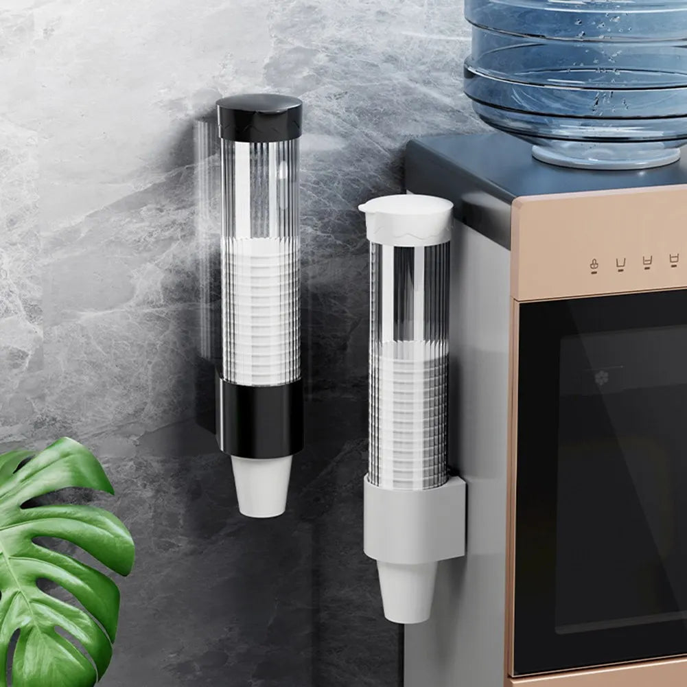 Wall Mount Automatic Disposable Cup Dispenser Holder | 40-45 Cups