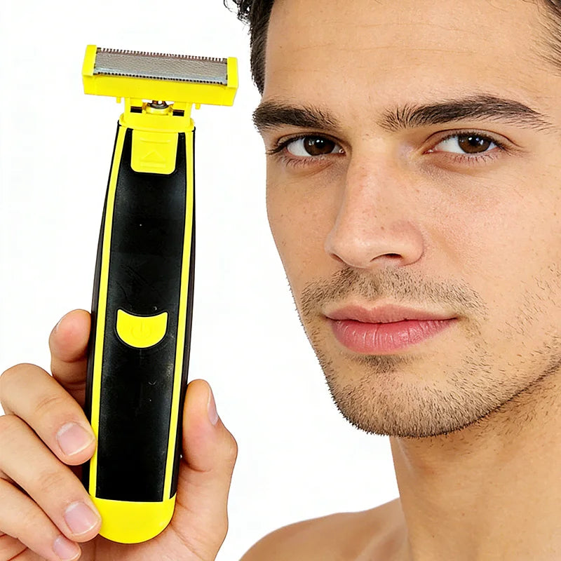 Waterproof washable hair trimmer with body beauty facial electric shaver, convenient facial hair and groin trimming tool Peaceful Pleasures Health and Wellness