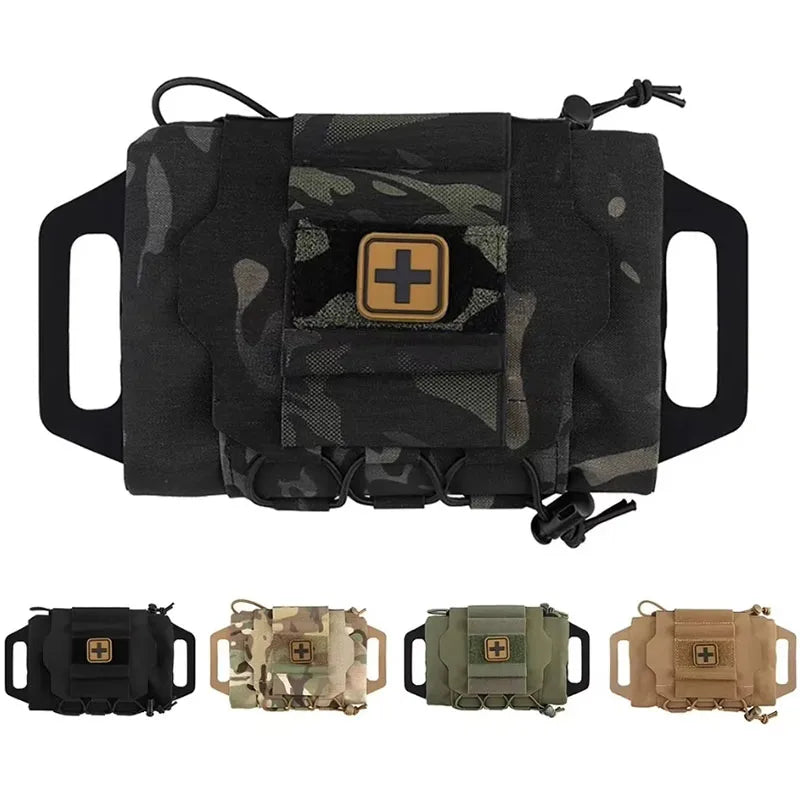 Tactical First Aid Kit Outdoor Hunting Bag Pouch IFAK Kits MOLLE Medical Pouch Rapid Deployment First-aid Survival Kit Peaceful Pleasures Health and Wellness