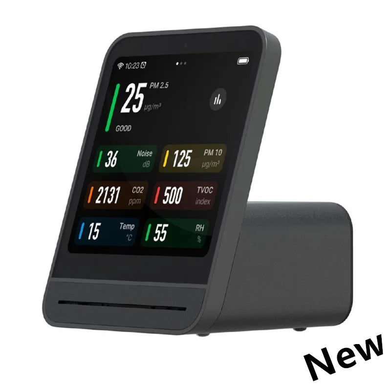 Qingping Air Detector Temperature Humidity Sensor Touch Screen Control CO2 PM2.5 Quality Monitor for Xiaomi Mijia Smart Home Peaceful Pleasures Health and Wellness