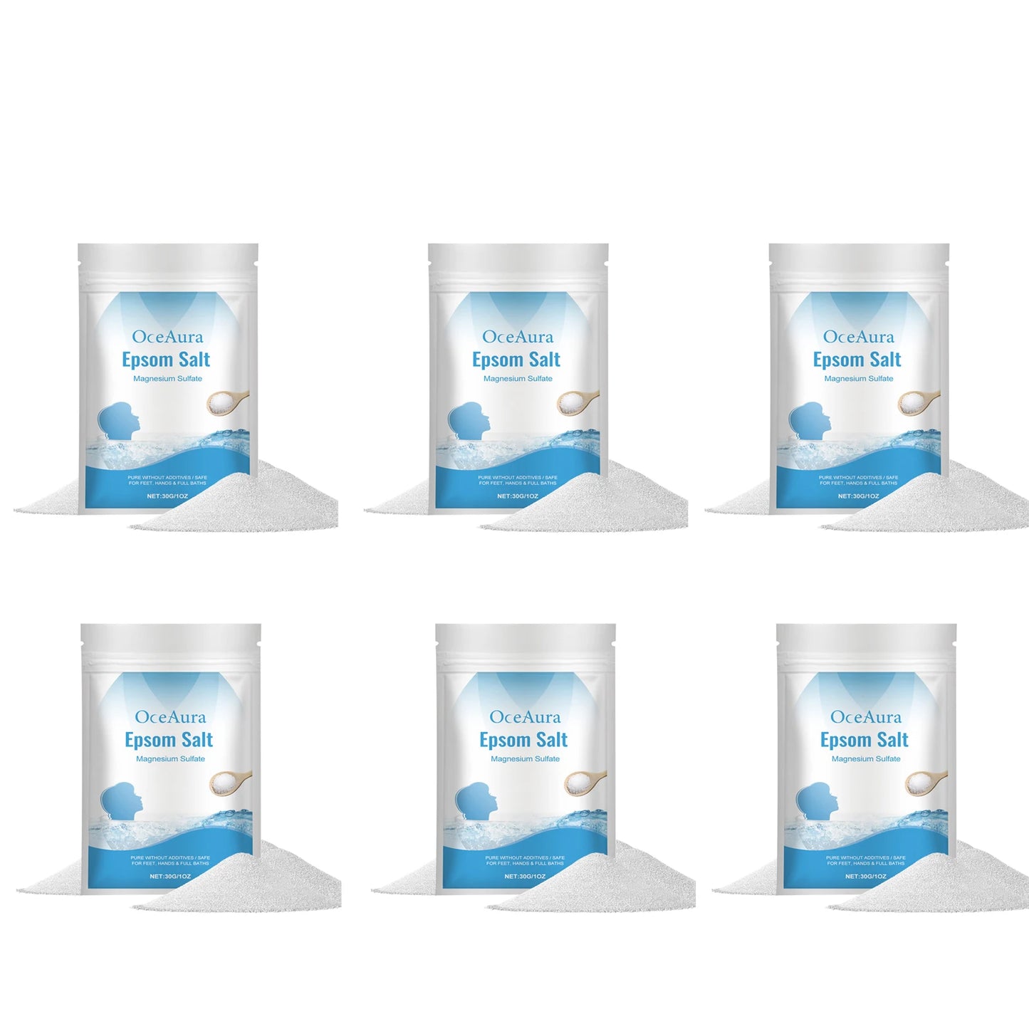 OceAura Epsom Salt Bath Soak | Muscle Relief & Skin Detox