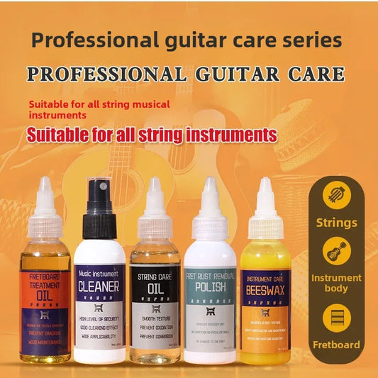 Acoustic Guitar String Oil Care Protection Rust Cleaning Fingerboard Peaceful Pleasures Health and Wellness
