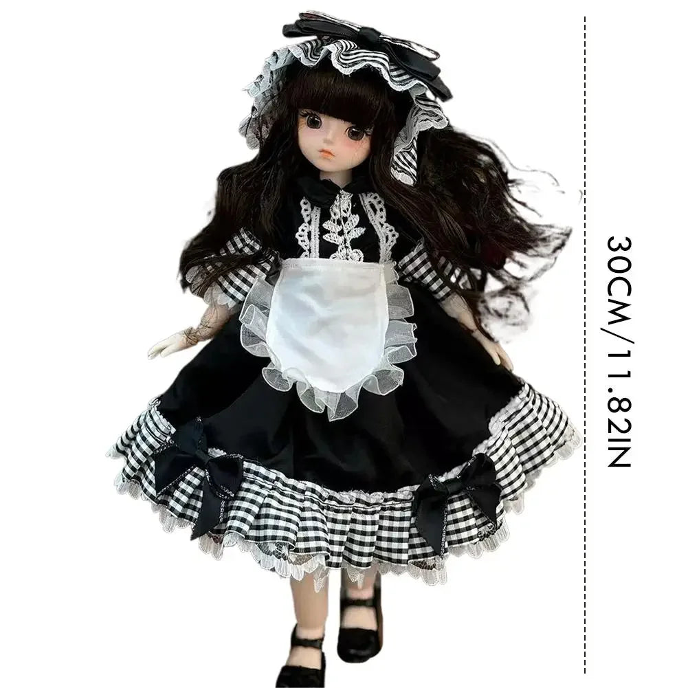 30cm 1/6 BJD Doll Clothes Changing Princess Skirt Set BJD Baby Dress Change Set Lady Princess Doll Accessories (without Doll) Peaceful Pleasures Health and Wellness