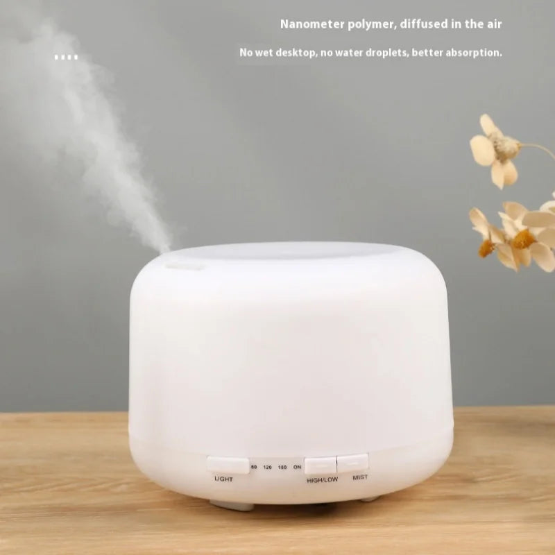 500ml Aroma Diffuser & Humidifier with Colorful Night Light