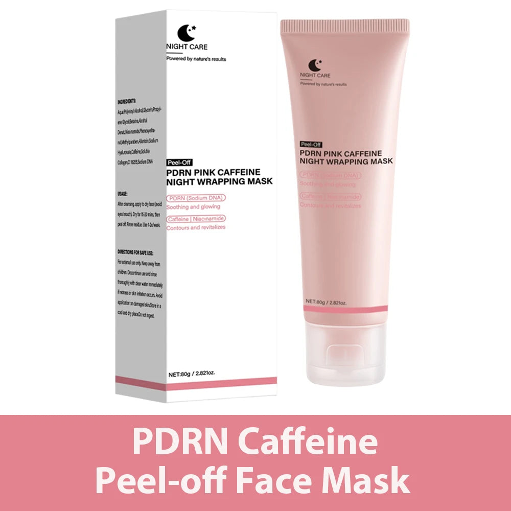 PDRN Caffeine Overnight Peel-Off Mask – Firming & Hydration