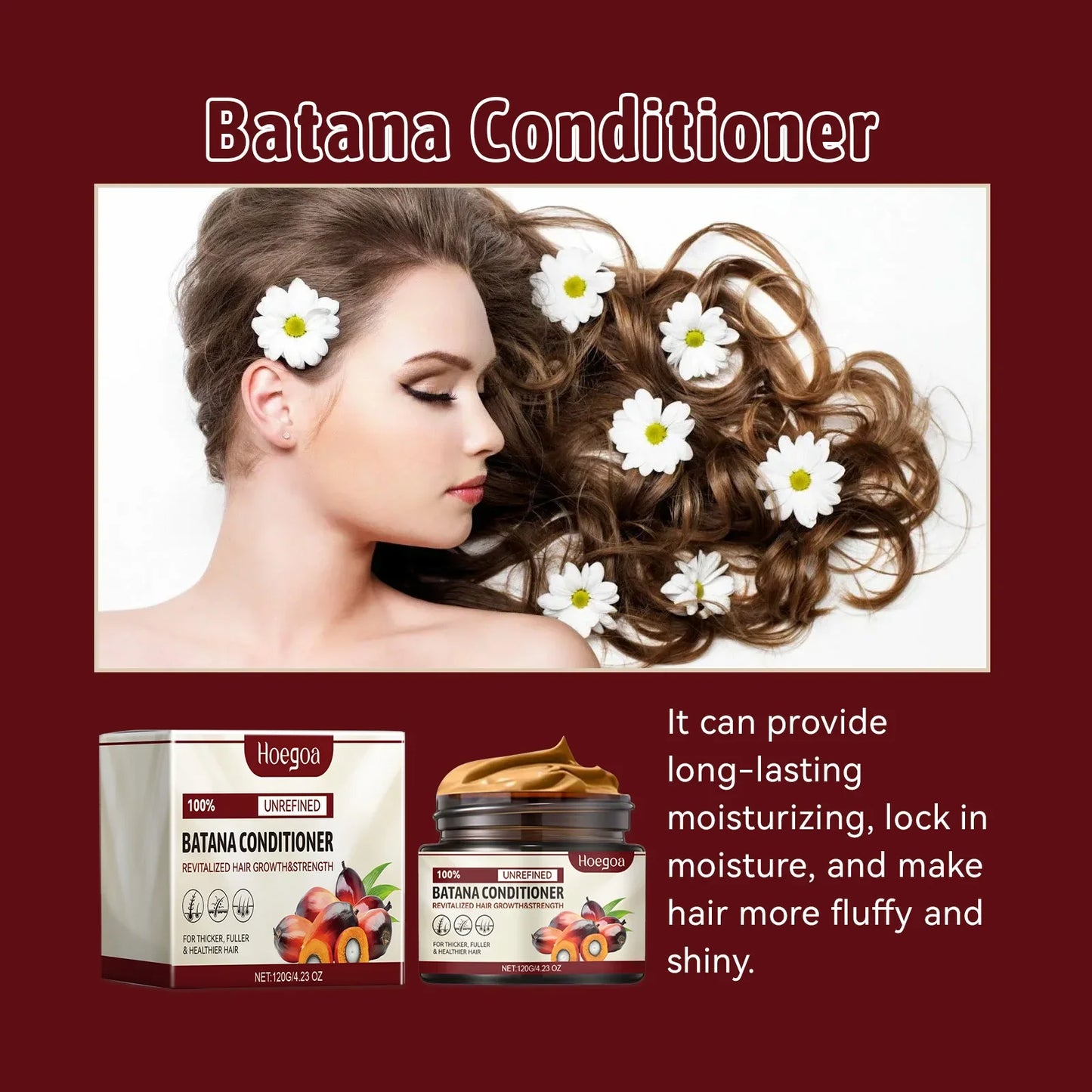 HOEGOA Batana Oil Hair Conditioner – Repair & Moisturize