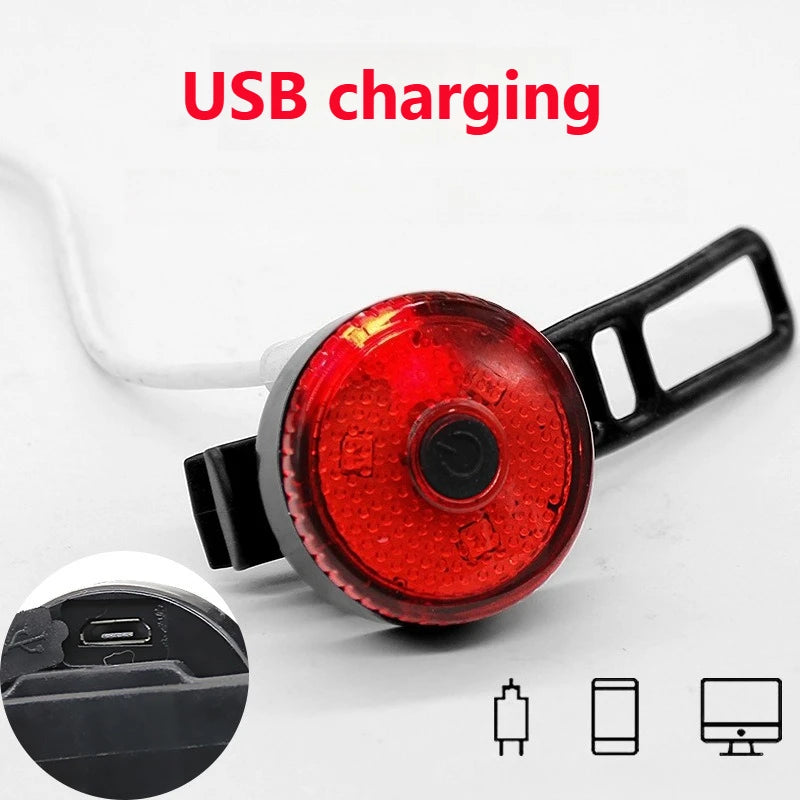 USB Rechargeable Bike Tail Light – IPX5 Waterproof LED Safety Bike Tail Light Peaceful Pleasures Health and Wellness