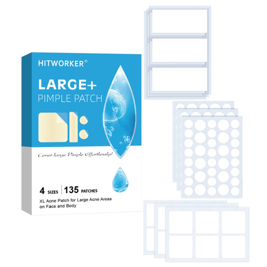 Invisible Waterproof Hydrocolloid Acne Patches – All Skin Types Hydrocolloid Acne Patch Peaceful Pleasures Health and Wellness 135PCS