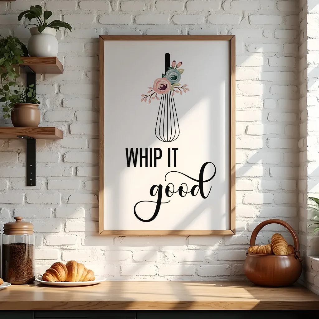 Kitchen Inspirational Wall Art, Cooking Quotes Canvas Painting, Minimalist black white Line Poster Print for Dining Room Décor Peaceful Pleasures Health and Wellness