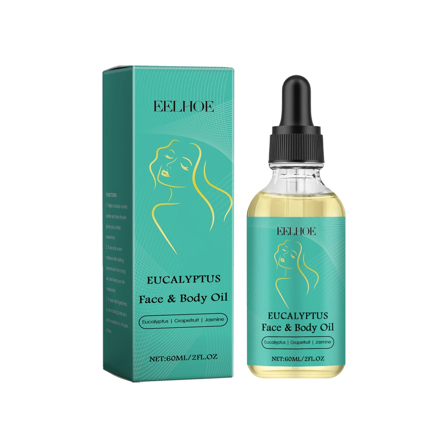 Nourishing Body & Hair Oil – Eucalyptus, Grapefruit & Vitamin E