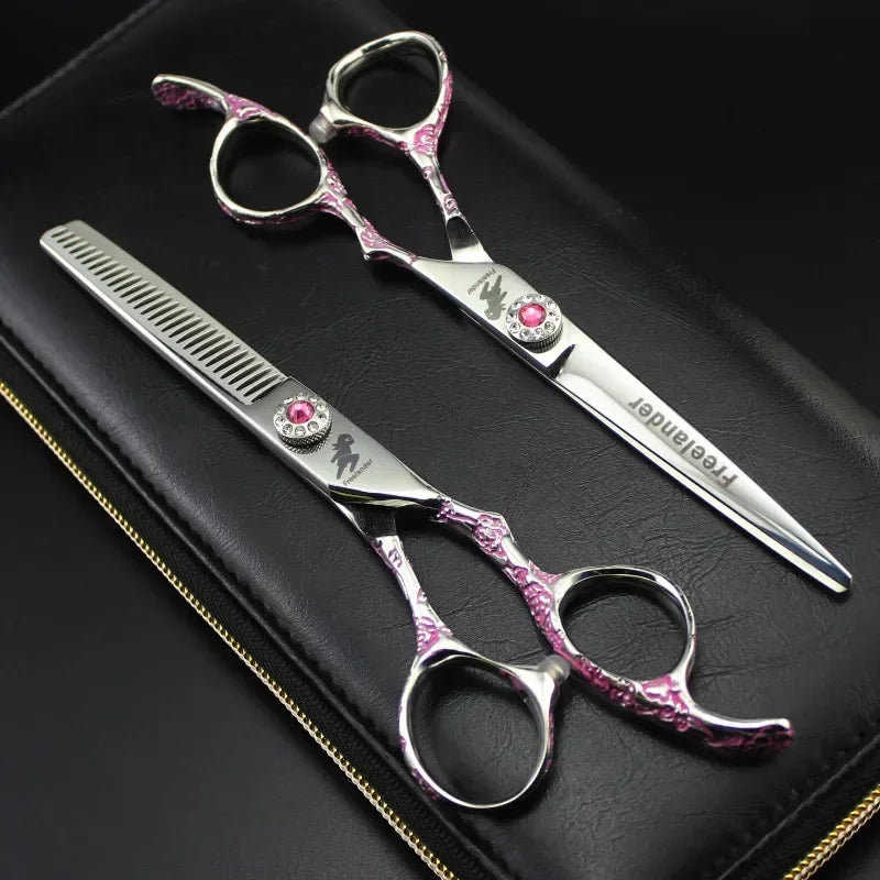 6" Professional Thinning Shears – Japan 440C Steel Hair Scissors