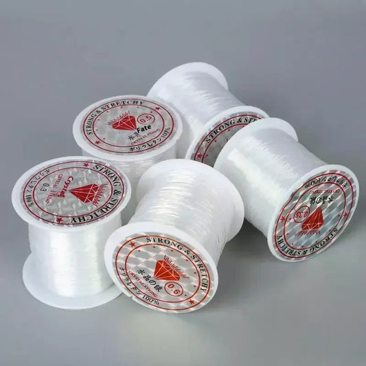 Transparent Elastic Cord String for DIY Jewelry & Bracelets Jewelry Craft Cord Peaceful Pleasures Health and Wellness