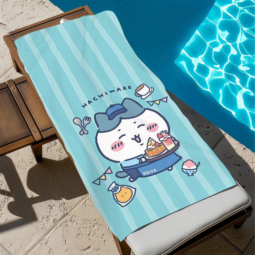 Chiikawa Quick-Dry Beach Towel | Soft, Cute & Multi-Use