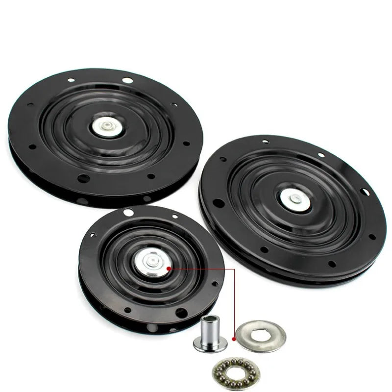 6-Inch 360° Metal Swivel Plate Rotating Turntable Bearing Stand