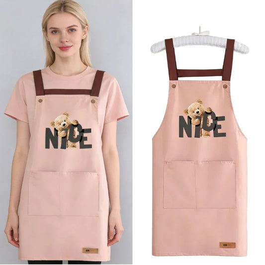 Waterproof Oil-Resistant PVC Kitchen Apron | Sleeveless Adult Kitchen Apron Oasis Select