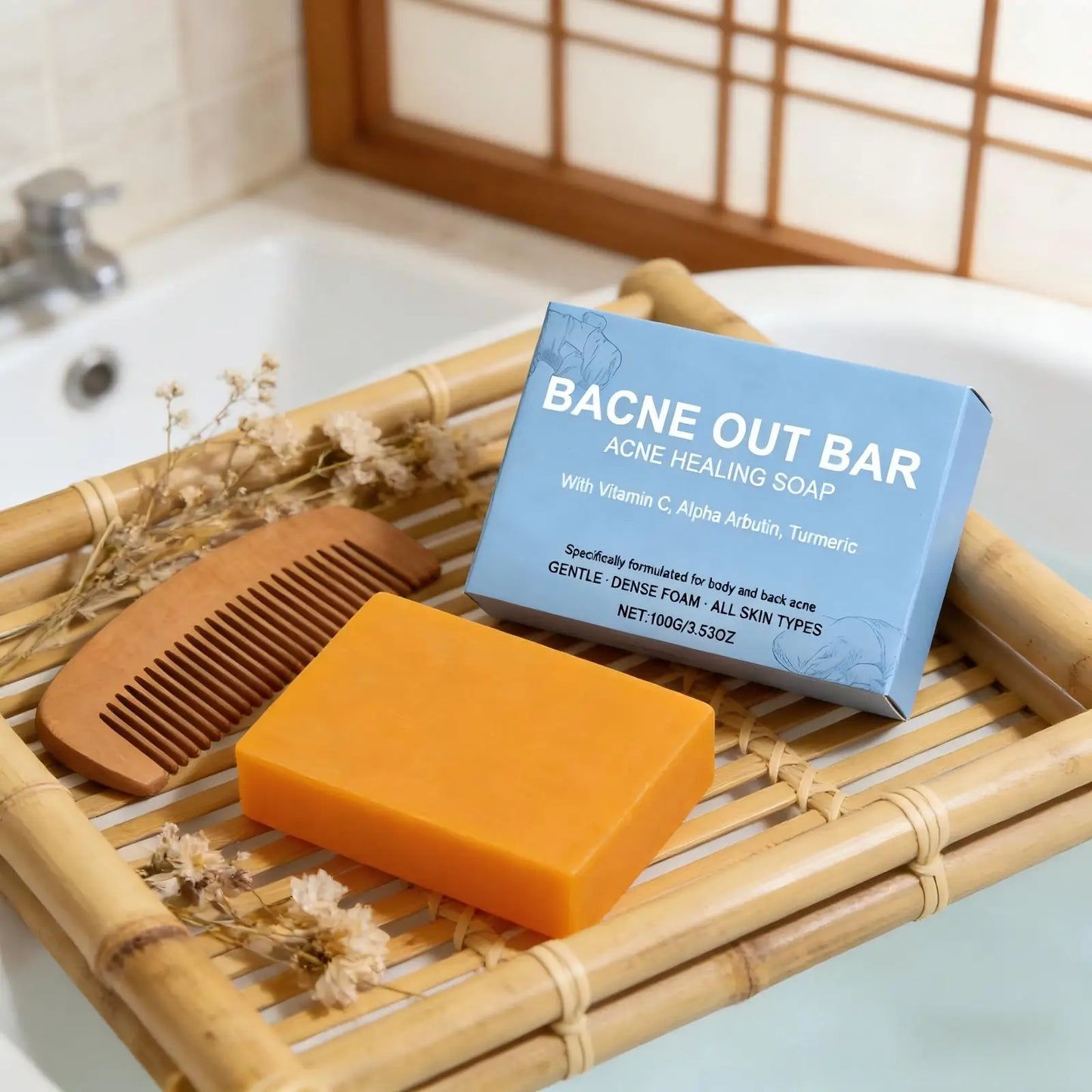 Turmeric Vitamin C Brightening Soap Bar – Oil Control & Exfoliator