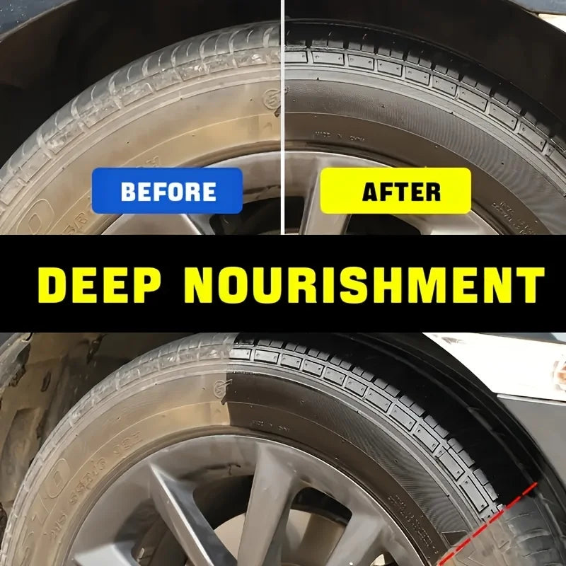 Black Tire Shine Paste – Restores Color & Prevents Cracking