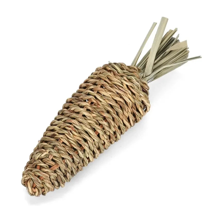 Natural Grass Chew Toy for Rabbits, Guinea Pigs & Hamsters