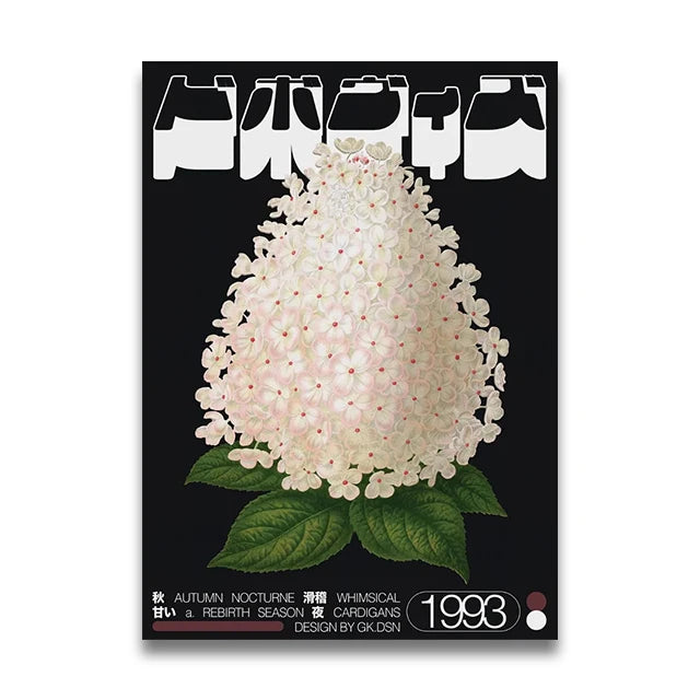 Okinawa Sakura Cherry Blossom Canvas Wall Art Print | Unframed