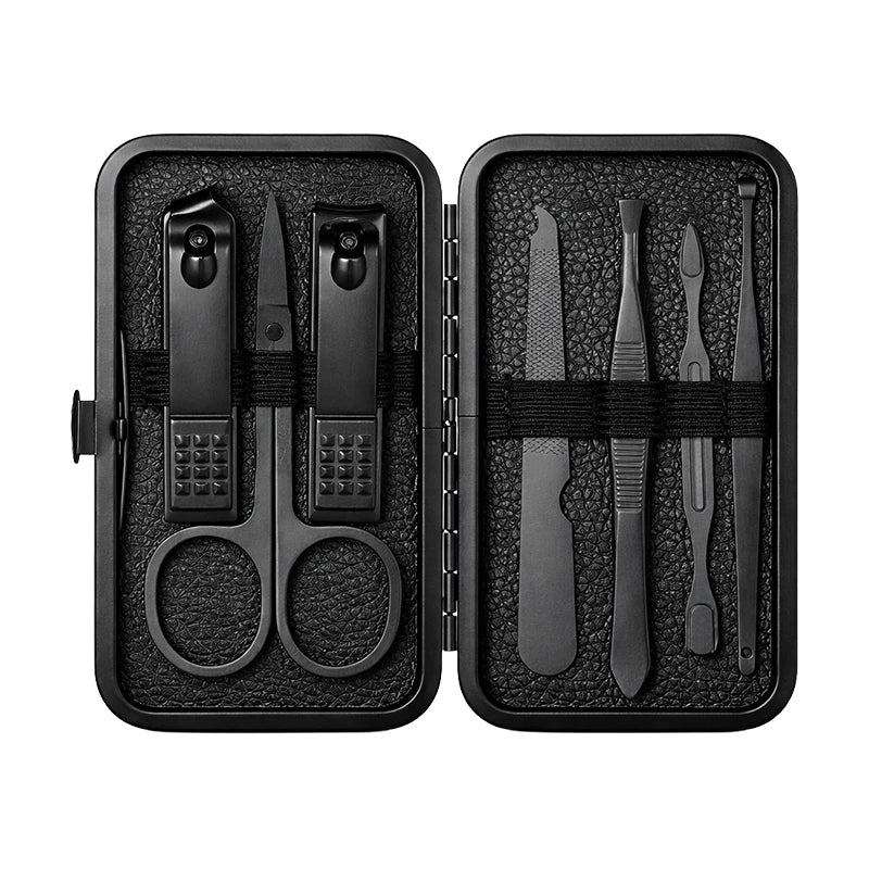 7-Piece Nail Clipper Set with Travel Case | Stainless Steel