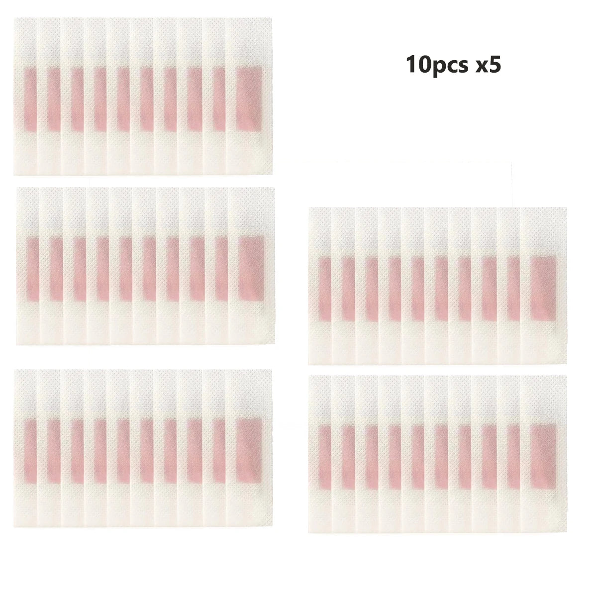 Facial & Body Wax Strips – Painless Hair Removal for Face, Lips, Legs & Underarms (10/50pcs) Peaceful Pleasures Health and Wellness 50PCS -pink
