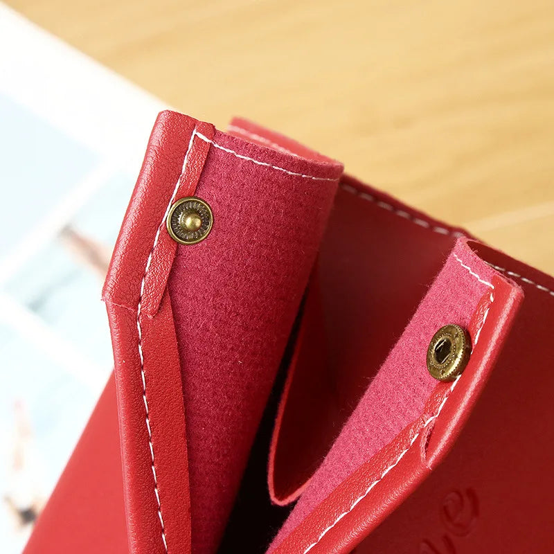 Solid Color Leather Tissue Box Multi-Purpose Napkin Storage for Living Room Dining Room Environmentally Friendly Creative Home D Peaceful Pleasures Health and Wellness