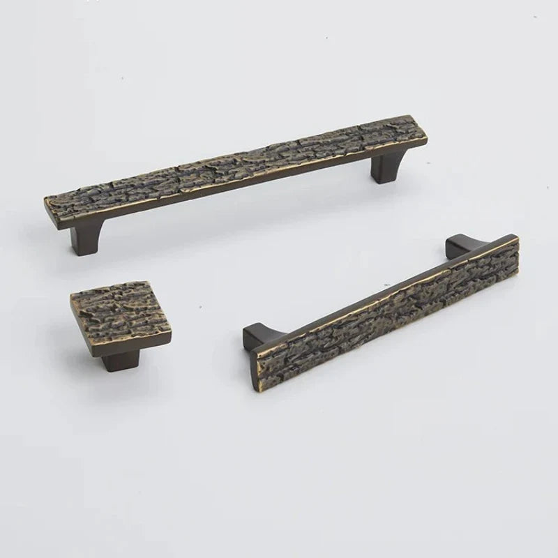 Brass Antique Gold Cabinet Handle | Retro Drawer Pull