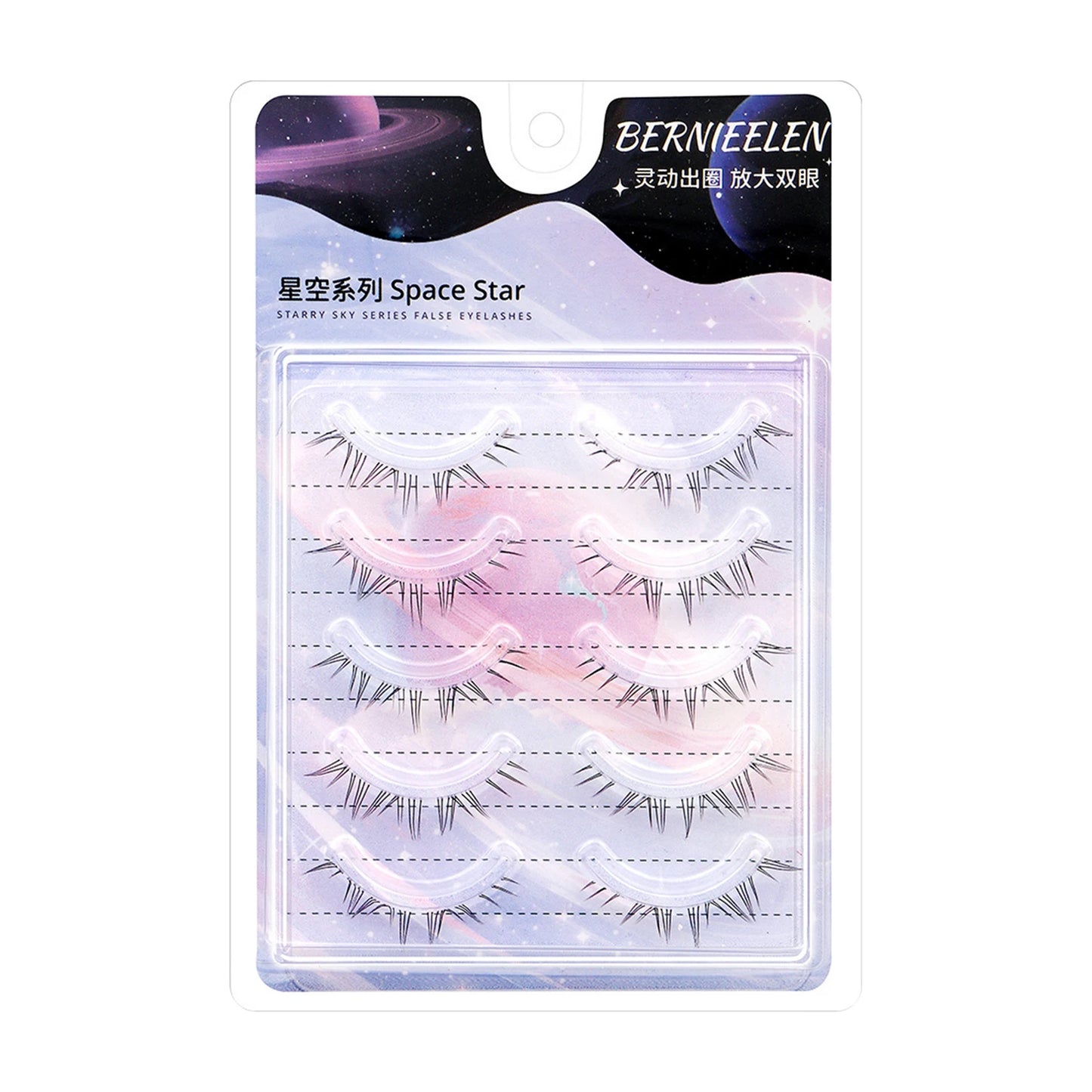 Manga Cosplay Wispy False Eyelashes – 5 Pairs Cluster Lashes False Eyelashes Peaceful Pleasures Health and Wellness style 7