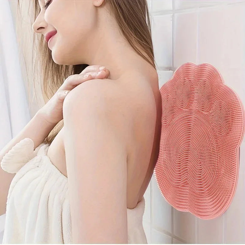 Bathroom foot scrub pad foot washing foot scrub remove dead skin rub foot large lazy back rub suction cup massage Peaceful Pleasures Health and Wellness