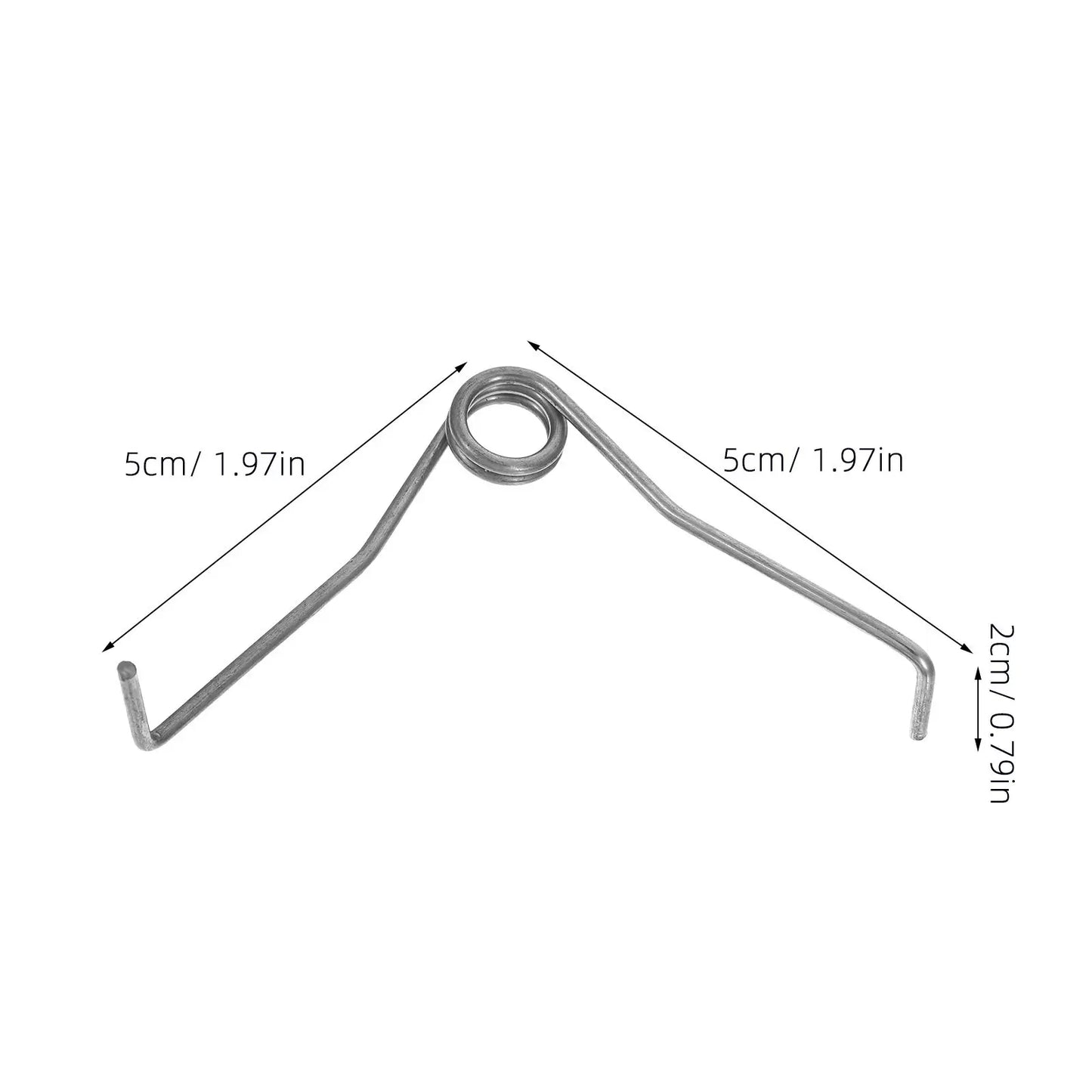 10Pcs V-Shaped Pruning Shears Springs for Garden Tools High-Performance Pruner Replacement Springs Automatic Rebound Garden Peaceful Pleasures Health and Wellness