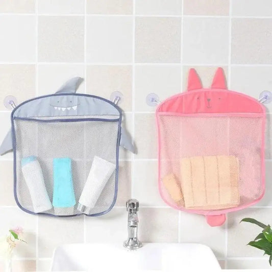 Cartoon Wall Hanging Storage Bags Knitted Net Mesh Kitchen Bathroom Peaceful Pleasures Health and Wellness