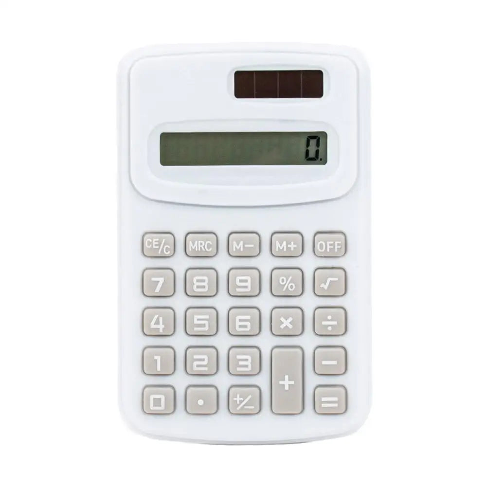 Portable Calculator Cute 8 Digits LCD Electronic Kids Home Office Primary School Calculator Teaching Supplies Peaceful Pleasures Health and Wellness D