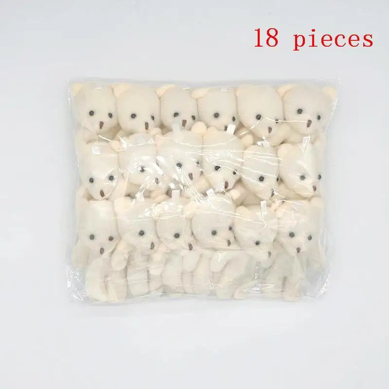 Mini Plush Bear Dolls Set – Party Favors & DIY Gifts for Girls