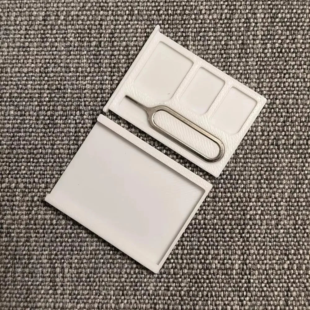 SIM Card Storage Box, Portable Secure Storage Of Mobile Phone Memory Cards,2-Slots-SIM Card+1-Slots-Cards-Pin+1-Slot TF-Card Peaceful Pleasures Health and Wellness