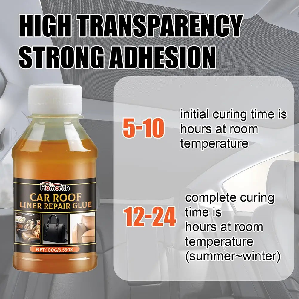 Car Interior Roof Liner Repair Glue 100ml for Fast Fixes Peaceful Pleasures Health and Wellness