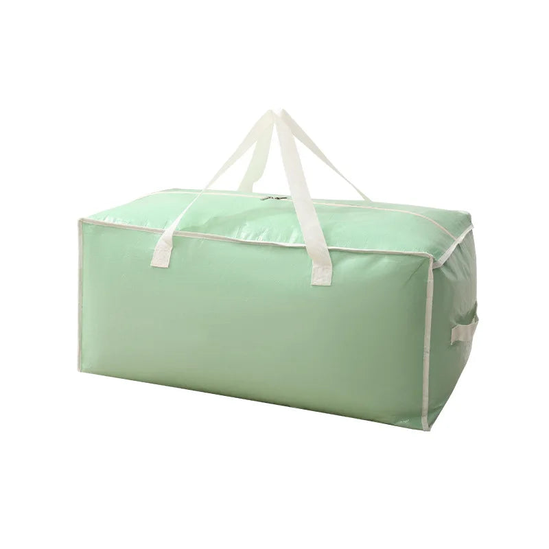 New Large Capacity Moving Home Storage Luggage Bag Foldable Handheld Car Clothing Quilt Storage Bag Toy Packing Bag Peaceful Pleasures Health and Wellness