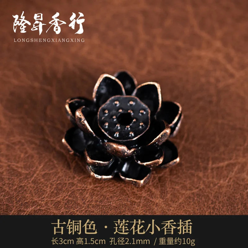 Brass Incense Burner Holder for Incense Stick Coil Bottle Gourd Shaped Copper Incense Holder Copper Censer 모기향 거치홀더 방향제 Peaceful Pleasures Health and Wellness type21