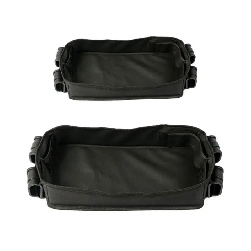 Stroller Snack Tray with Cup Holder & Mesh Pockets for Kids