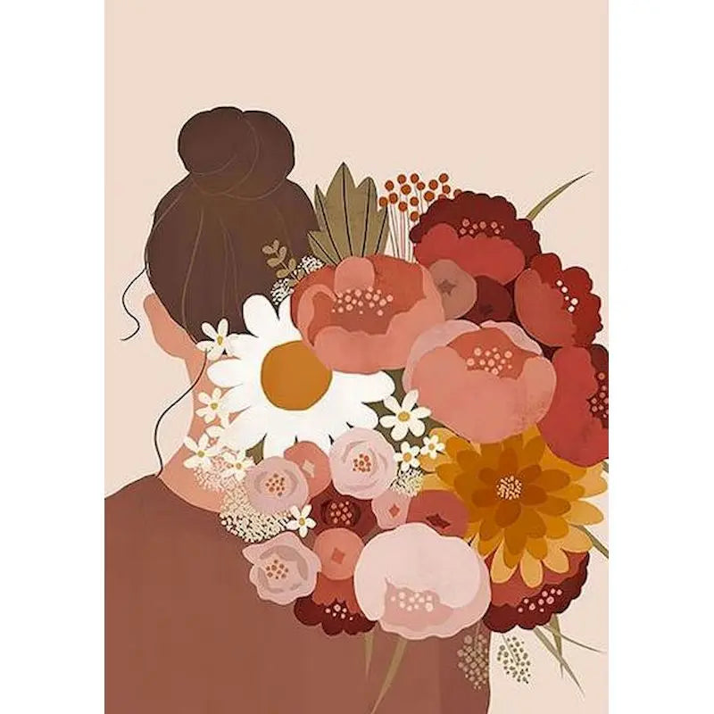Paint by Numbers Interior Figure Canvas Kit 60x75cm | GATYZTORY