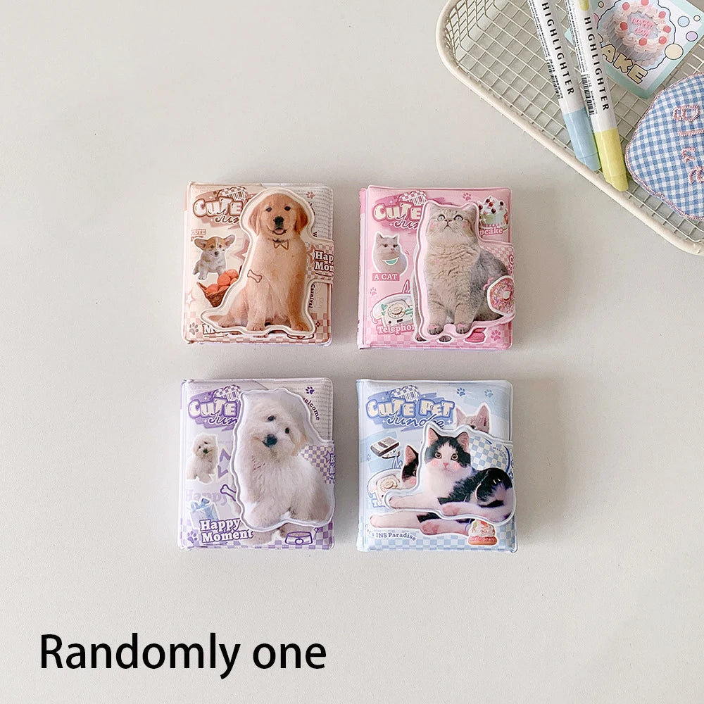 Cartoon Buckle Decompression Mini Notebook Colorful Pages Account