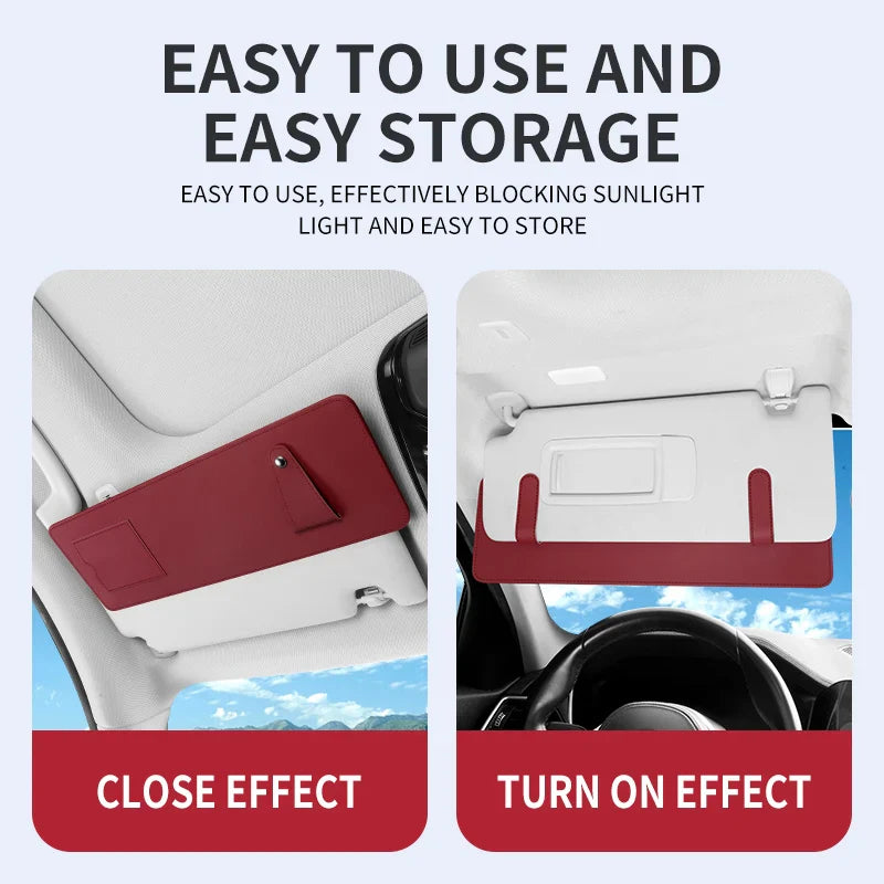 Universal Car Sun Visor Extender – UV & Glare Blocker