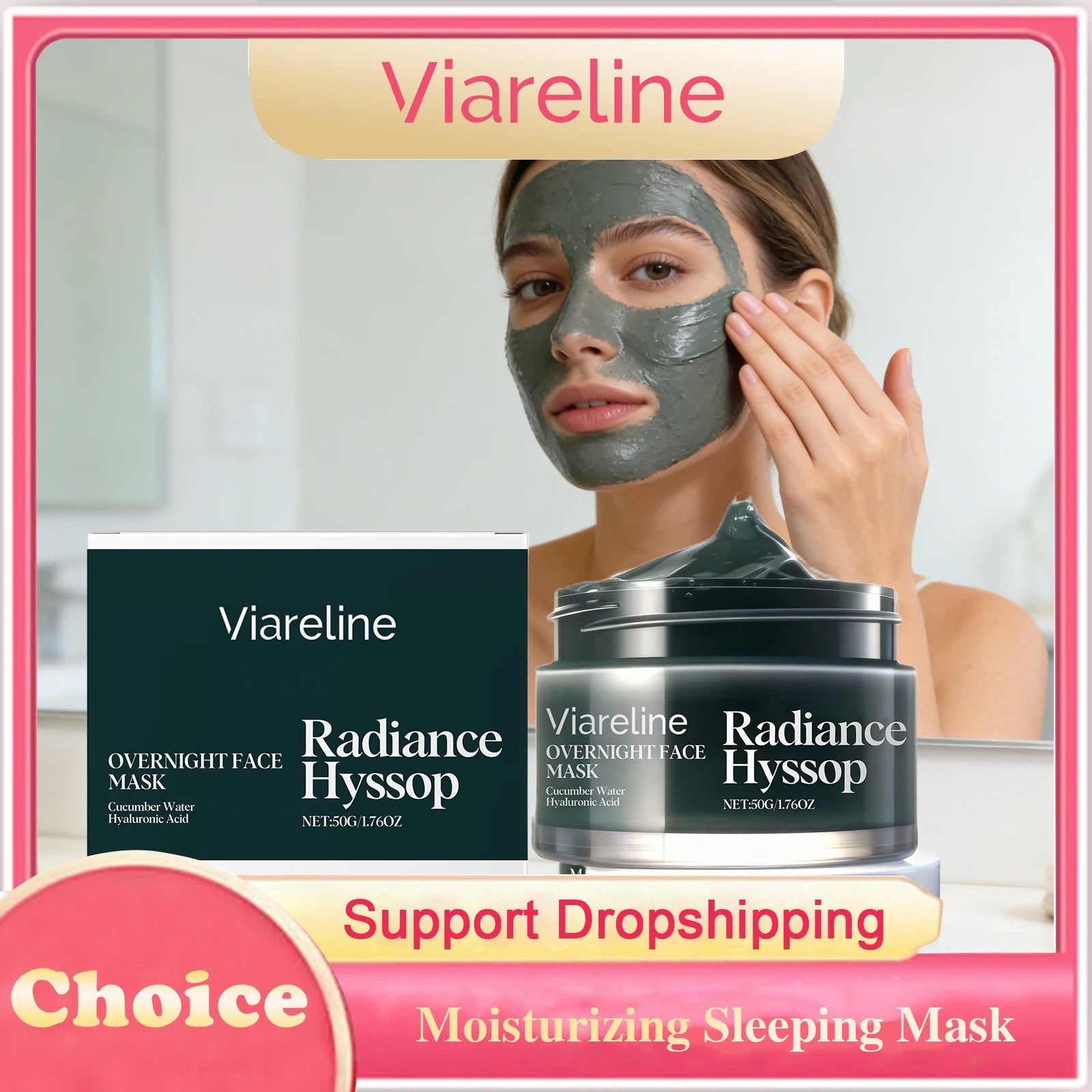 Moisturizing Sleeping Mask Nourishing Firming Stabilizing Brightening Softening Glowing Shrink Pores Night Repairing Facial Mask Peaceful Pleasures Health and Wellness