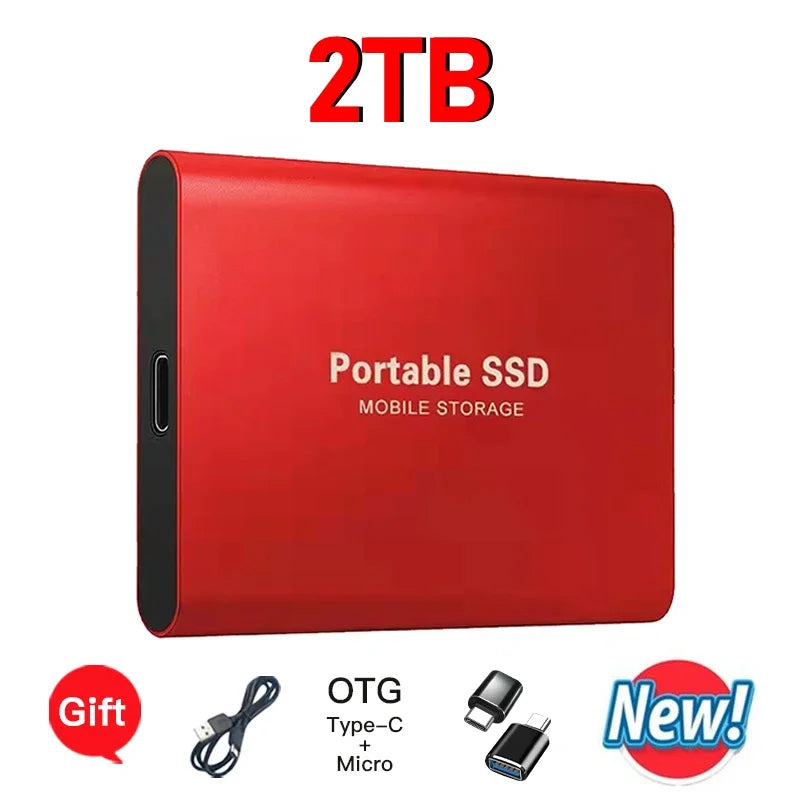 EOENKK Portable External SSD USB 3.2 Type-C Fast Transfer Drive