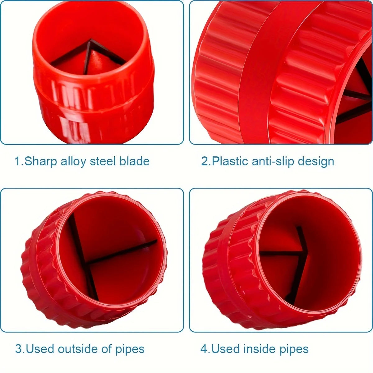 1 2 Inner-outer Reamer Pipe Tube Deburring Tubing Chamfer Tool PVC