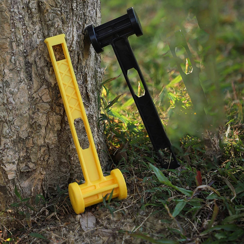 Outdoor Ultra-light Portable Ground Hammer Plastic PE Hammer Camping Canopy Tent Hammer Camping Tool with Diverse Uses Peaceful Pleasures Health and Wellness