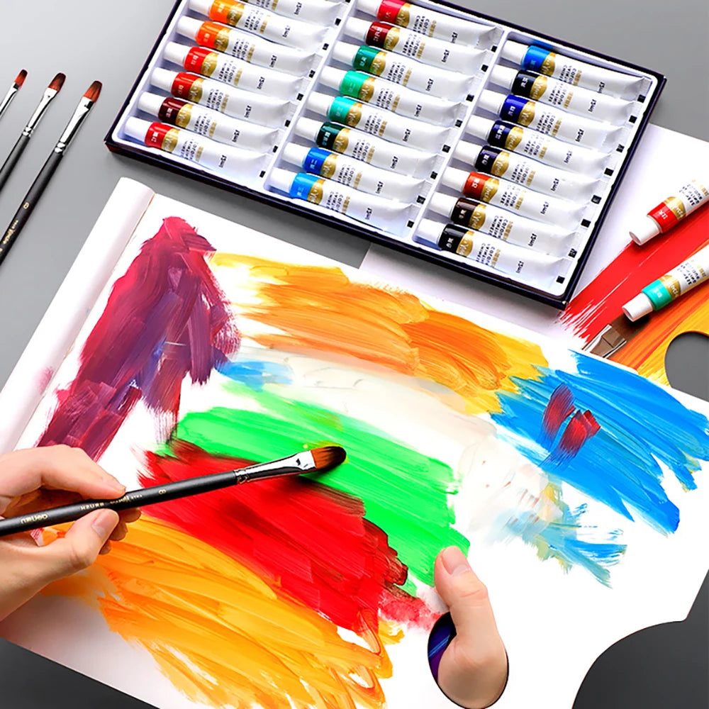 A4 Palette Art Students Disposable Washable Removable Acrylic Paper