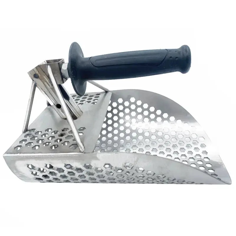Beach Sand Scoop Shovel Metal Detector Sand Scoops Treasure Detecting Metal Detector Hunting Stainless Steel Tool Hex Peaceful Pleasures Health and Wellness