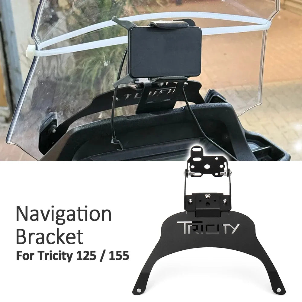 Yamaha Tricity 125 155 300 Phone GPS Navigation Bracket Mount
